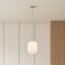 Designers Fountain Noor 60 Watt 1-Light Brushed Gold Modern Pendant Light with Etched Opal Glass Shade D324M-8P-BG - alternate 6